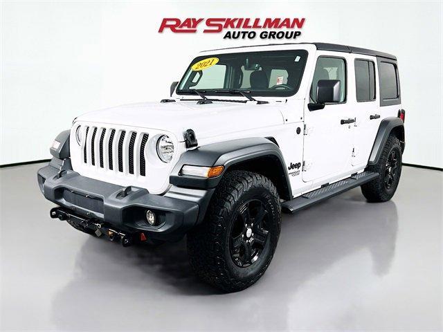 used 2021 Jeep Wrangler Unlimited car, priced at $34,975