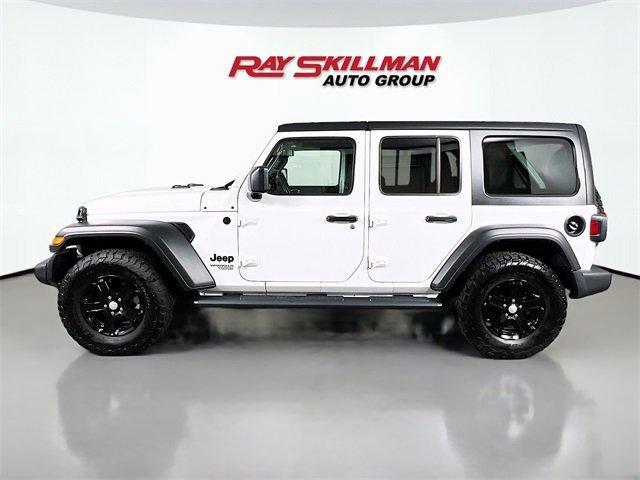 used 2021 Jeep Wrangler Unlimited car, priced at $34,975