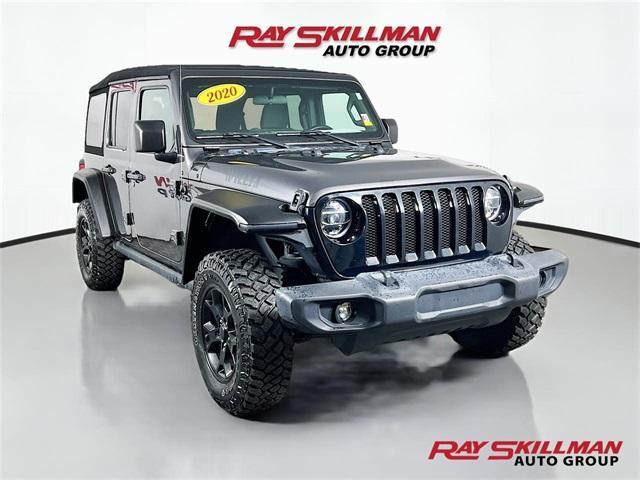 used 2020 Jeep Wrangler Unlimited car, priced at $31,975