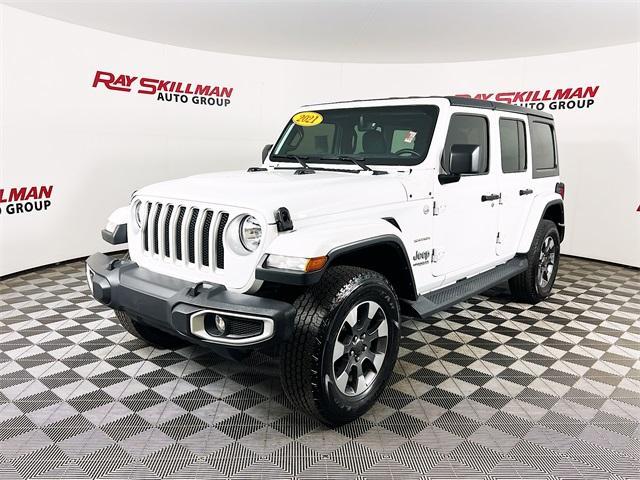 used 2021 Jeep Wrangler Unlimited car, priced at $38,975
