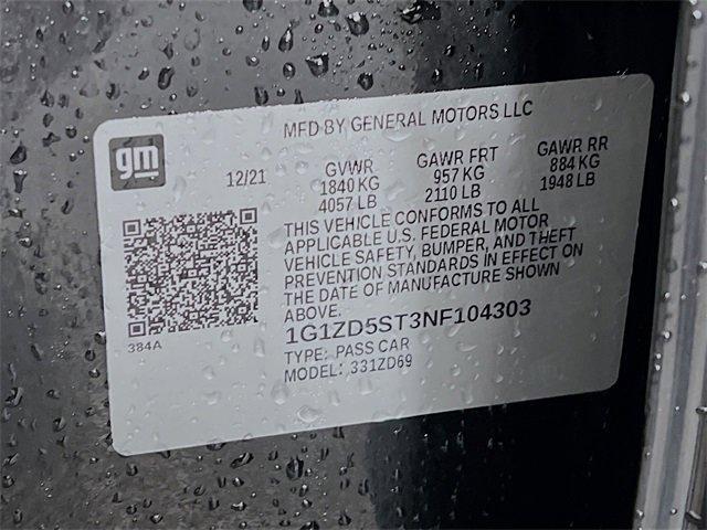 used 2022 Chevrolet Malibu car, priced at $19,975