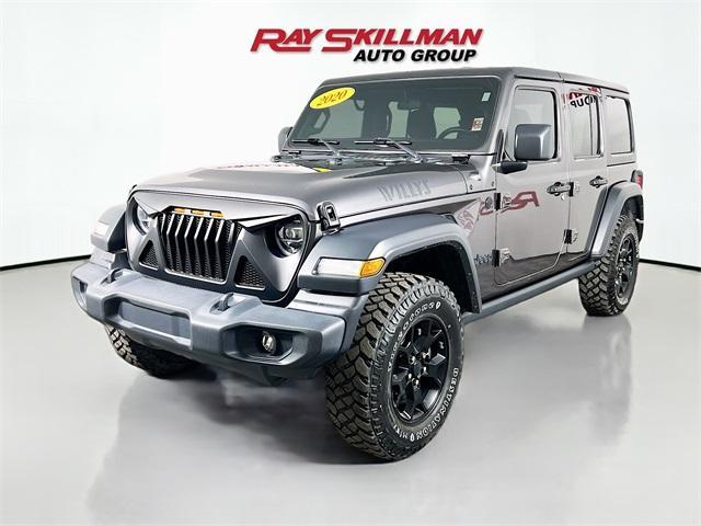 used 2020 Jeep Wrangler Unlimited car, priced at $33,975