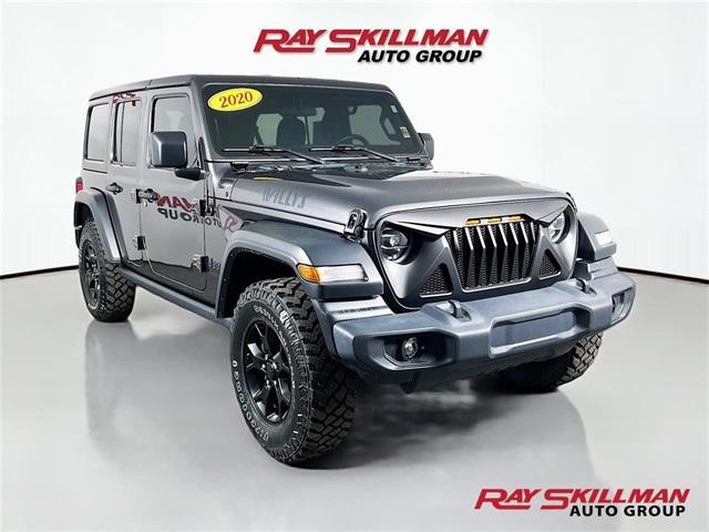 used 2020 Jeep Wrangler Unlimited car, priced at $33,975