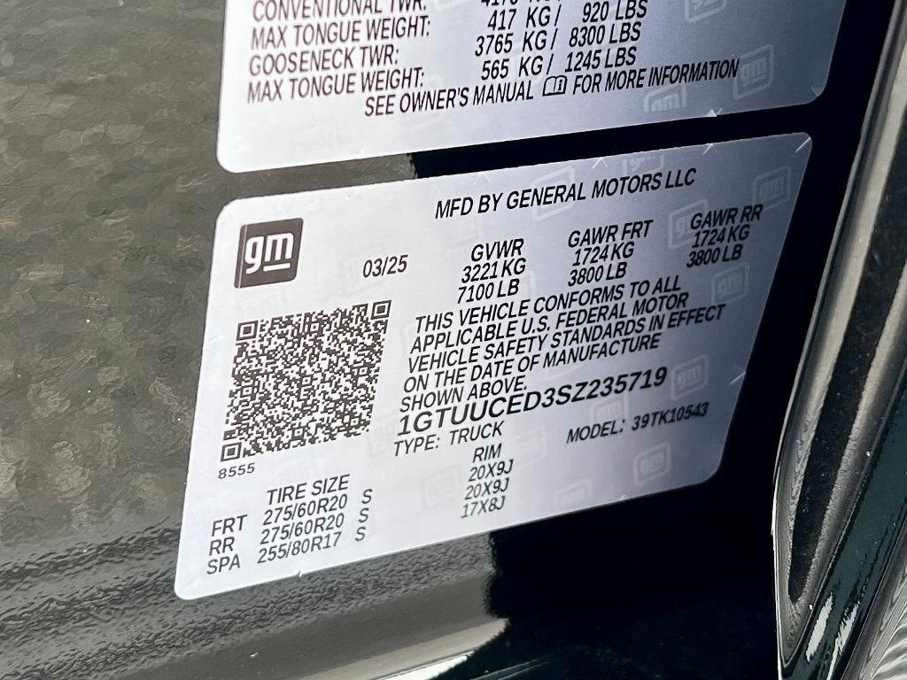 new 2025 GMC Sierra 1500 car, priced at $89,320