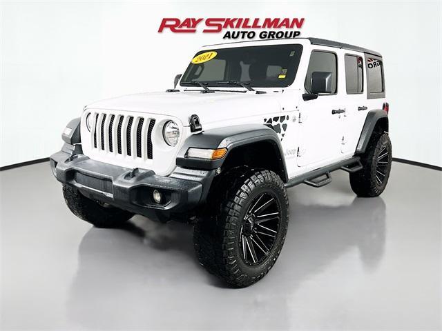 used 2021 Jeep Wrangler Unlimited car, priced at $34,975