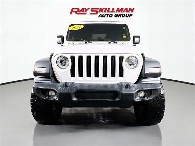 used 2021 Jeep Wrangler Unlimited car, priced at $34,975