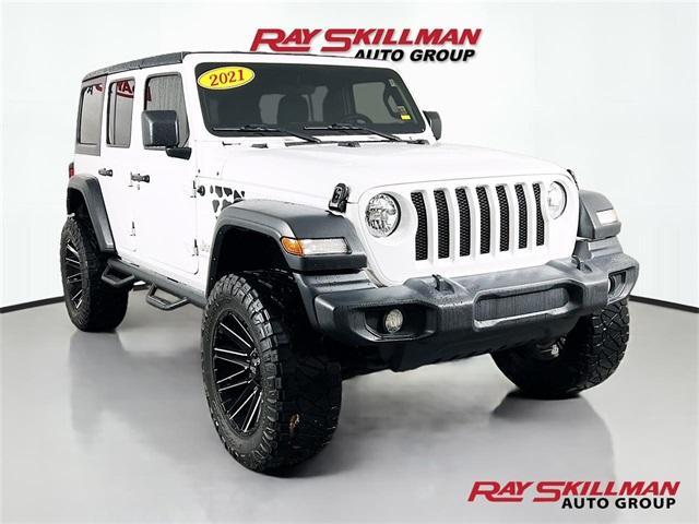 used 2021 Jeep Wrangler Unlimited car, priced at $34,975