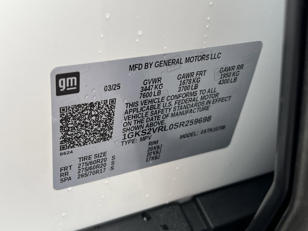 new 2025 GMC Yukon car, priced at $106,765