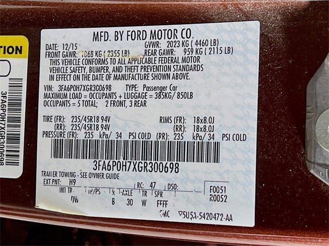 used 2020 Ford Fusion car, priced at $12,975