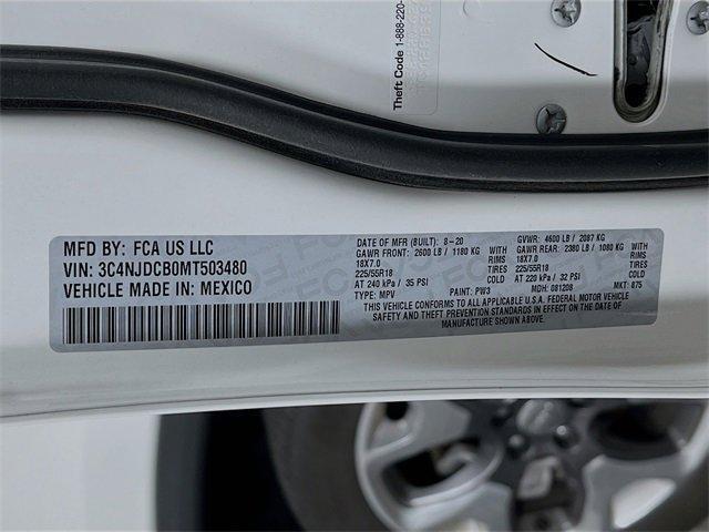 used 2021 Jeep Compass car, priced at $25,975