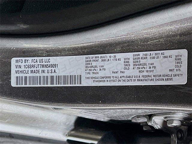 used 2021 Ram 1500 car, priced at $41,975