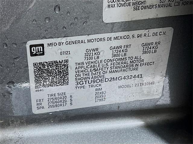 used 2021 GMC Sierra 1500 car, priced at $39,975