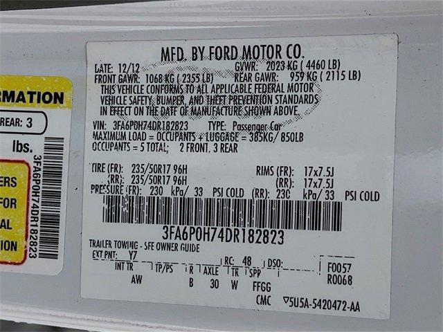 used 2013 Ford Fusion car, priced at $9,975