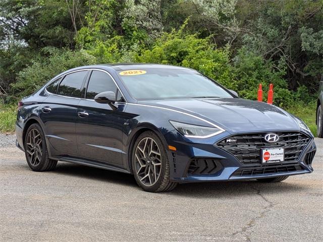 used 2021 Hyundai Sonata car, priced at $24,172
