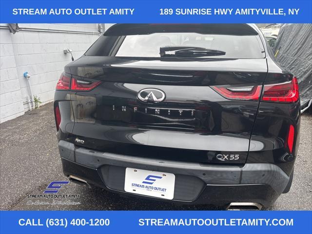 used 2022 INFINITI QX55 car, priced at $27,898