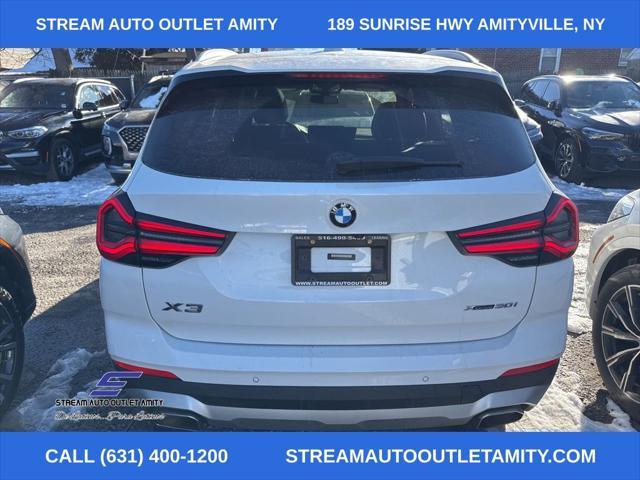 used 2022 BMW X3 car, priced at $27,898