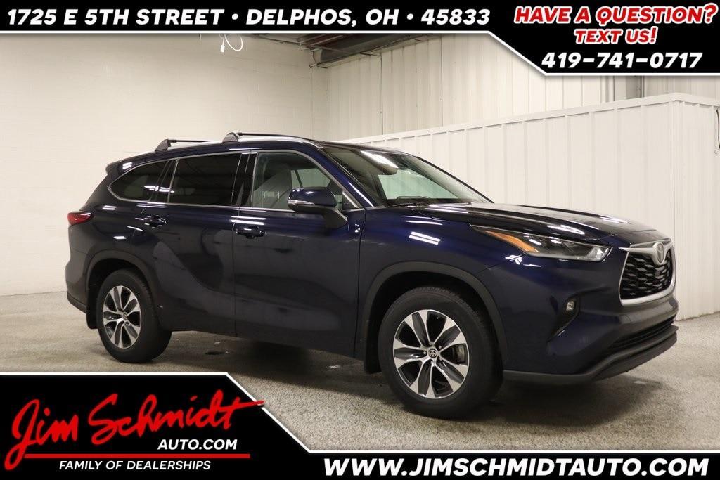 used 2021 Toyota Highlander car, priced at $31,350