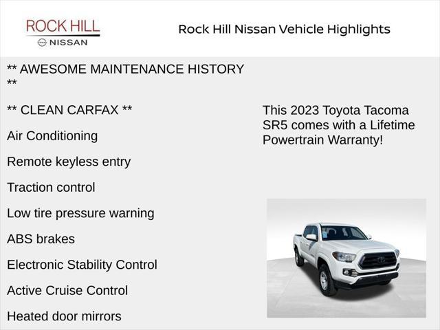 used 2023 Toyota Tacoma car, priced at $32,669