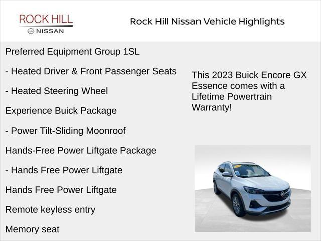 used 2023 Buick Encore GX car, priced at $23,835