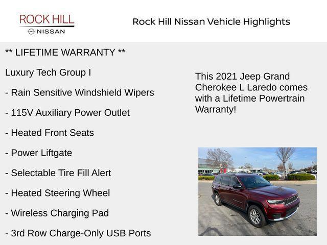 used 2021 Jeep Grand Cherokee L car, priced at $31,802