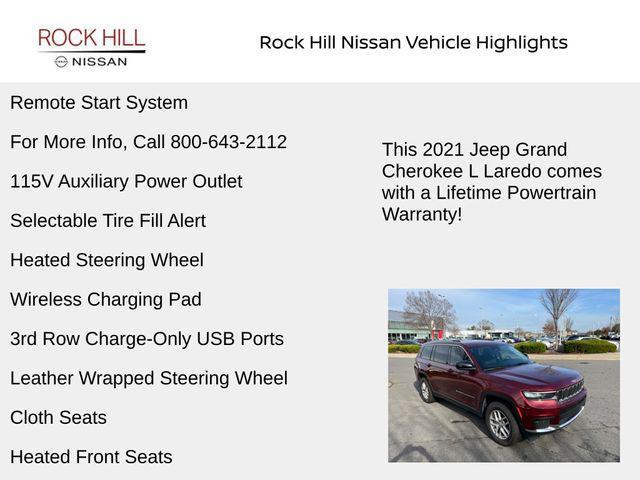 used 2021 Jeep Grand Cherokee L car, priced at $31,802