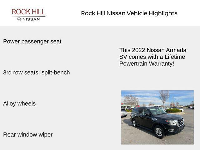 used 2022 Nissan Armada car, priced at $36,923