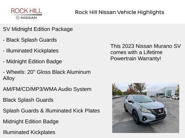 used 2023 Nissan Murano car, priced at $24,356