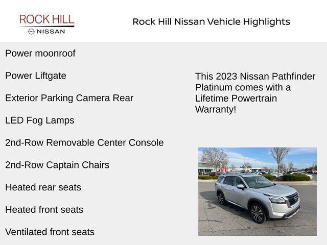 used 2023 Nissan Pathfinder car, priced at $37,798