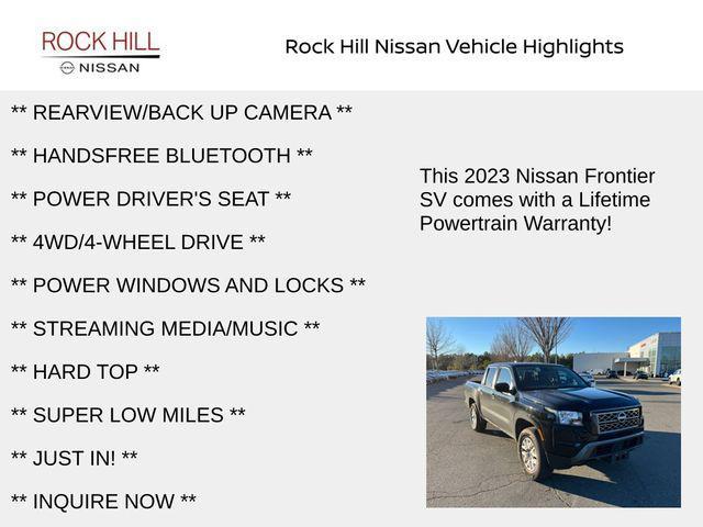 used 2023 Nissan Frontier car, priced at $28,262