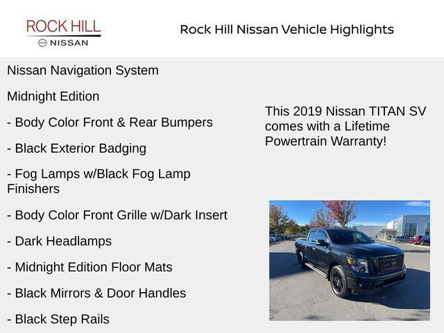 used 2019 Nissan Titan car, priced at $26,173