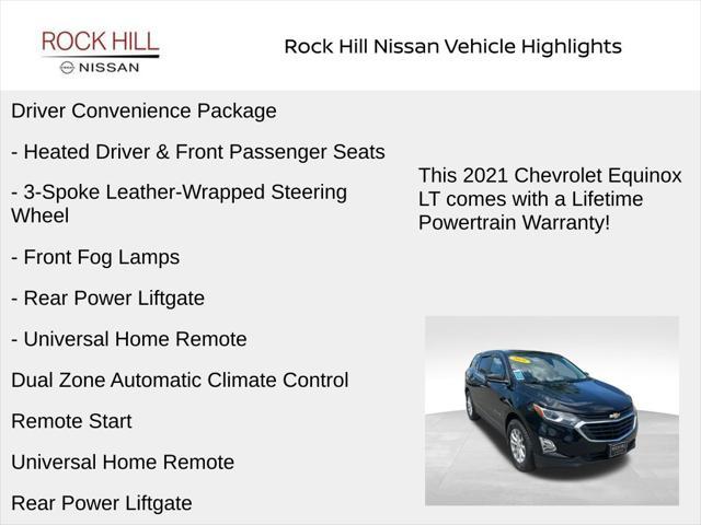 used 2021 Chevrolet Equinox car, priced at $17,806