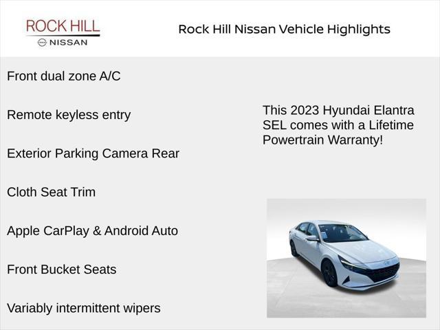 used 2023 Hyundai Elantra car, priced at $18,238