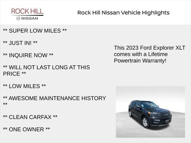 used 2023 Ford Explorer car, priced at $25,201
