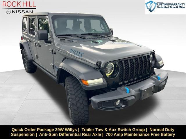 used 2023 Jeep Wrangler 4xe car, priced at $27,522