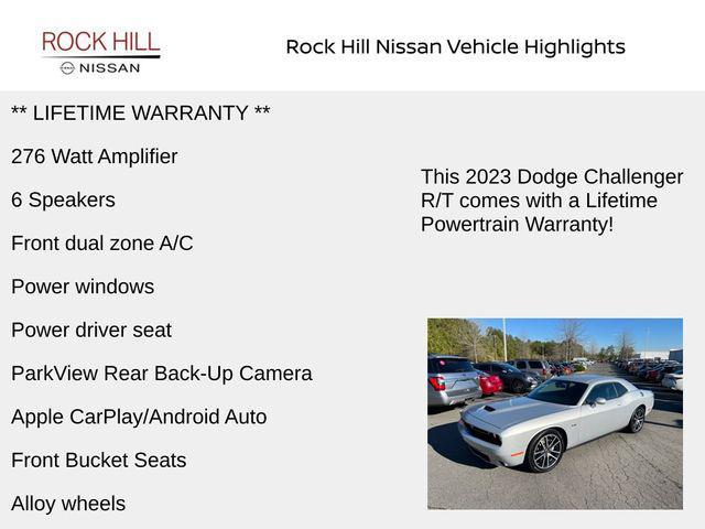 used 2023 Dodge Challenger car, priced at $29,998