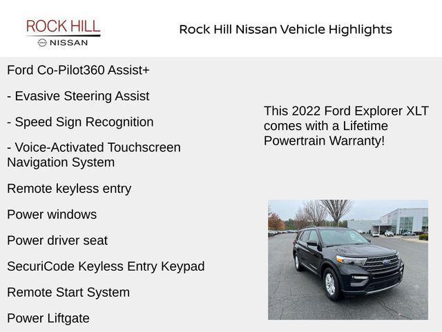 used 2022 Ford Explorer car, priced at $28,529