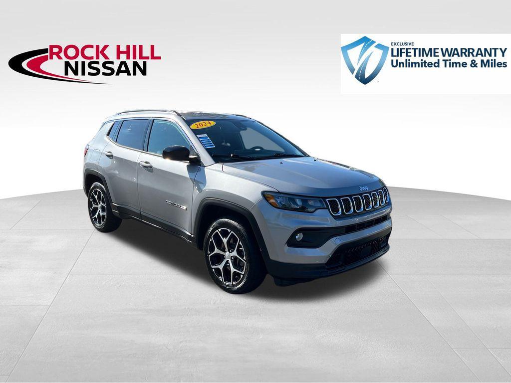 used 2024 Jeep Compass car, priced at $19,713