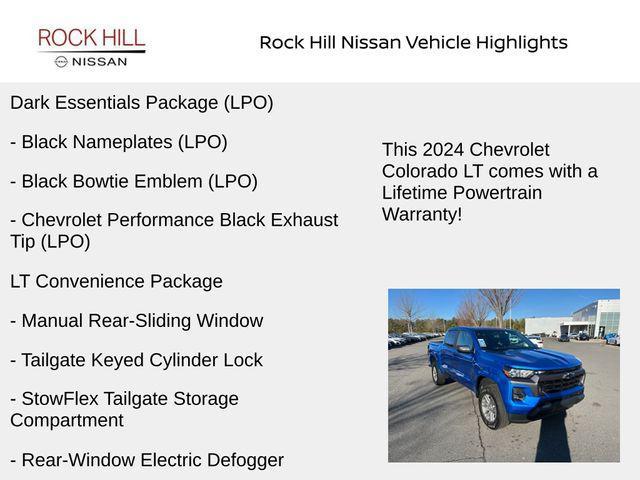 used 2024 Chevrolet Colorado car, priced at $32,697