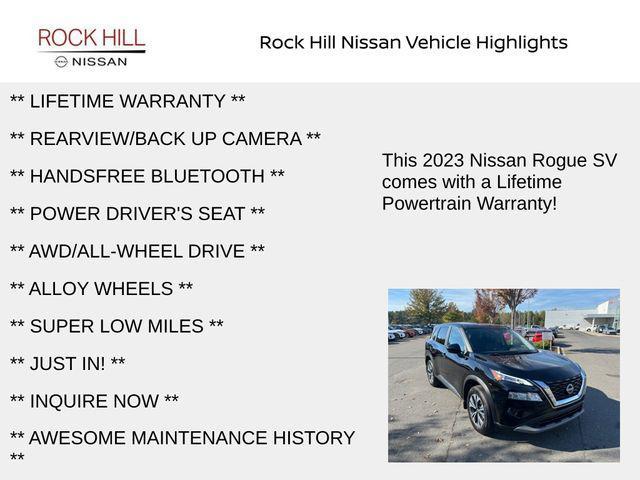 used 2023 Nissan Rogue car, priced at $22,382