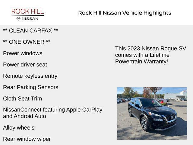 used 2023 Nissan Rogue car, priced at $22,382