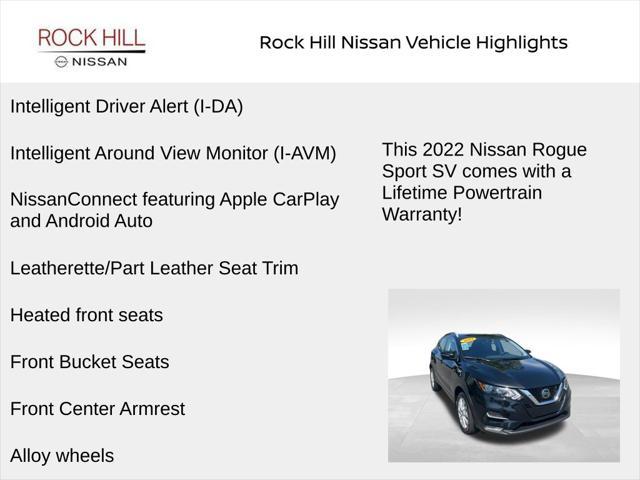 used 2022 Nissan Rogue Sport car, priced at $19,745