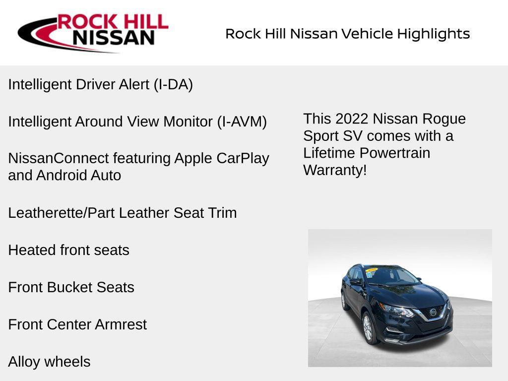 used 2022 Nissan Rogue Sport car, priced at $19,792
