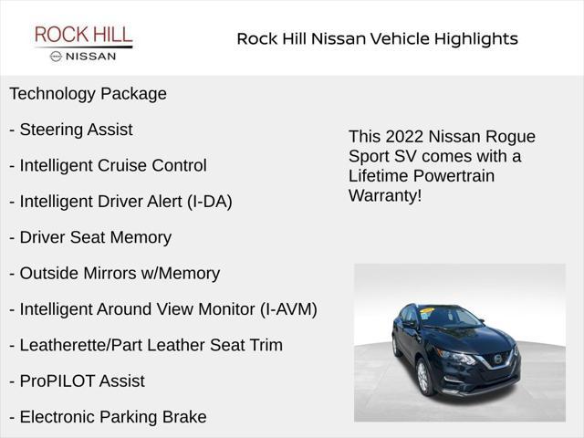 used 2022 Nissan Rogue Sport car, priced at $19,745