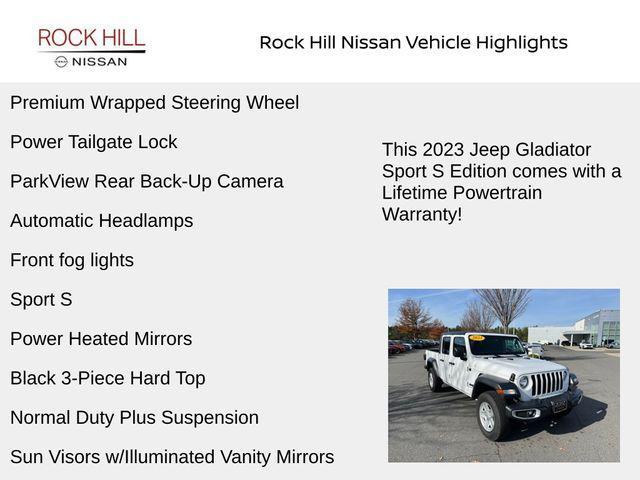 used 2023 Jeep Gladiator car, priced at $30,972