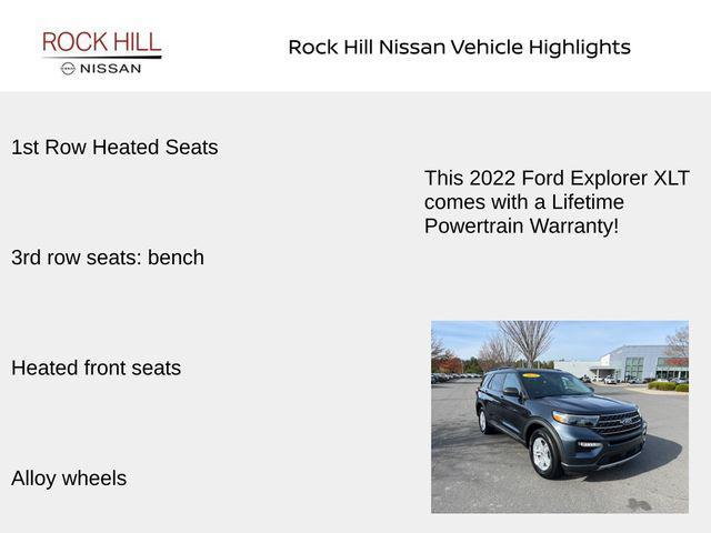 used 2022 Ford Explorer car, priced at $29,805