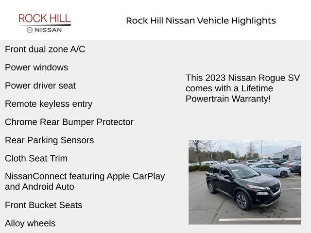 used 2023 Nissan Rogue car, priced at $23,545