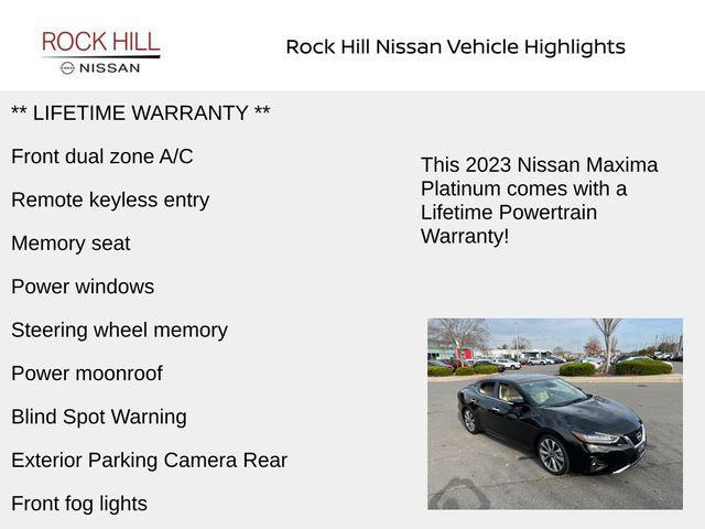 used 2023 Nissan Maxima car, priced at $35,797