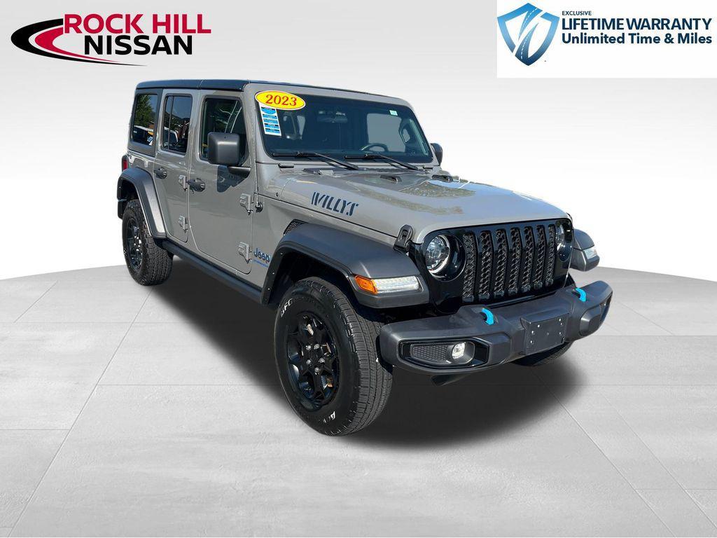used 2023 Jeep Wrangler 4xe car, priced at $31,256