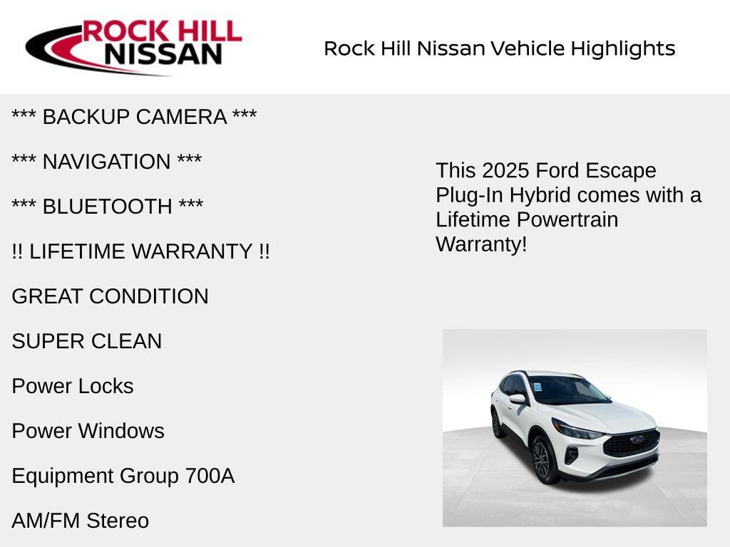 used 2025 Ford Escape PHEV car, priced at $28,998