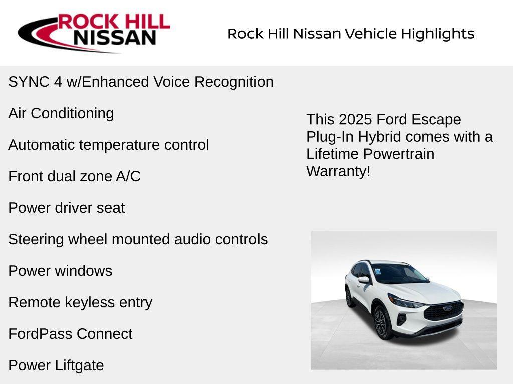 used 2025 Ford Escape PHEV car, priced at $28,998